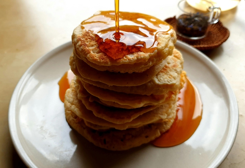 Tortitas de avena. Desayunos saludables.